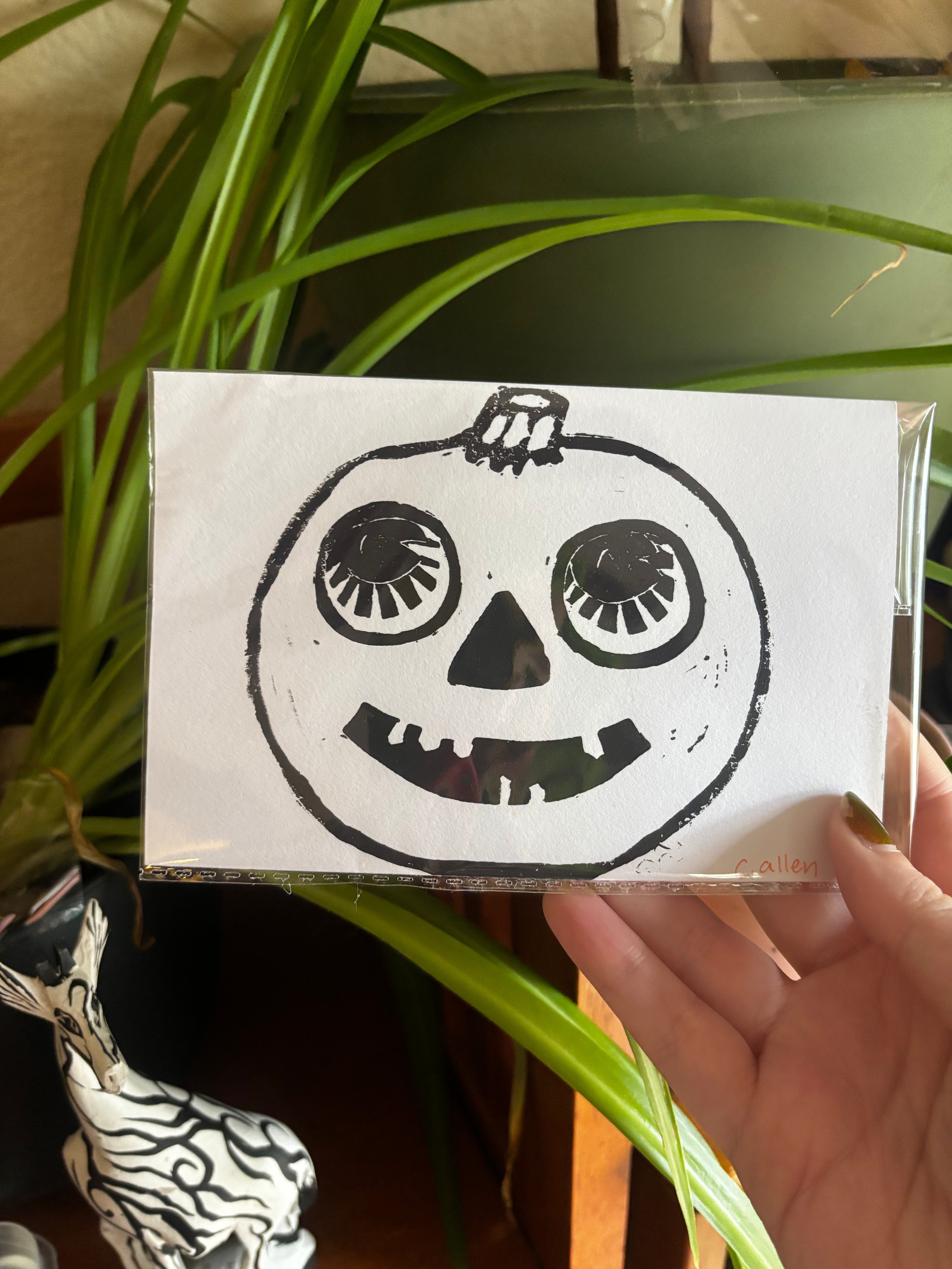 Halloween Jack O' Lantern Print