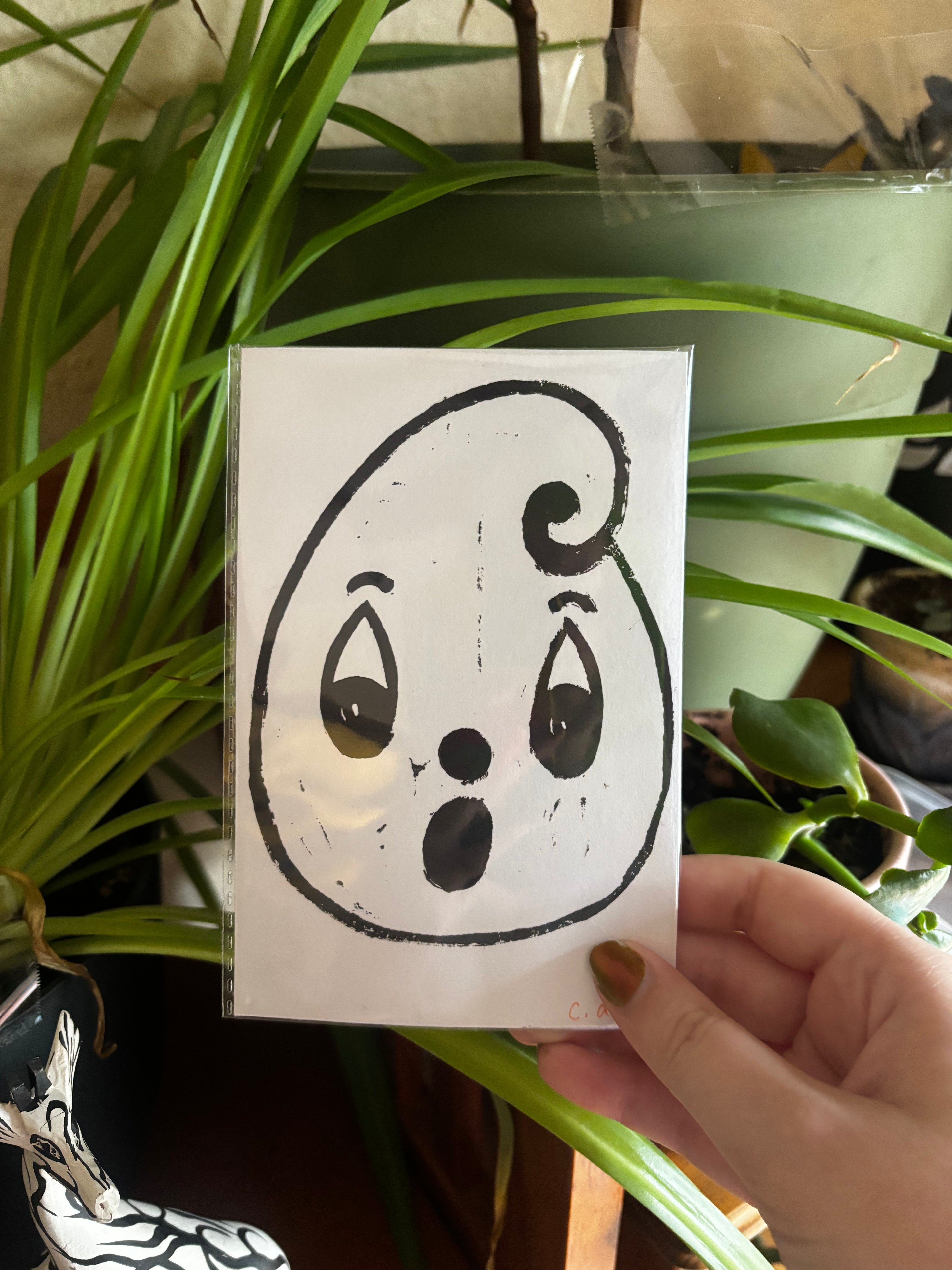Halloween Ghost Print