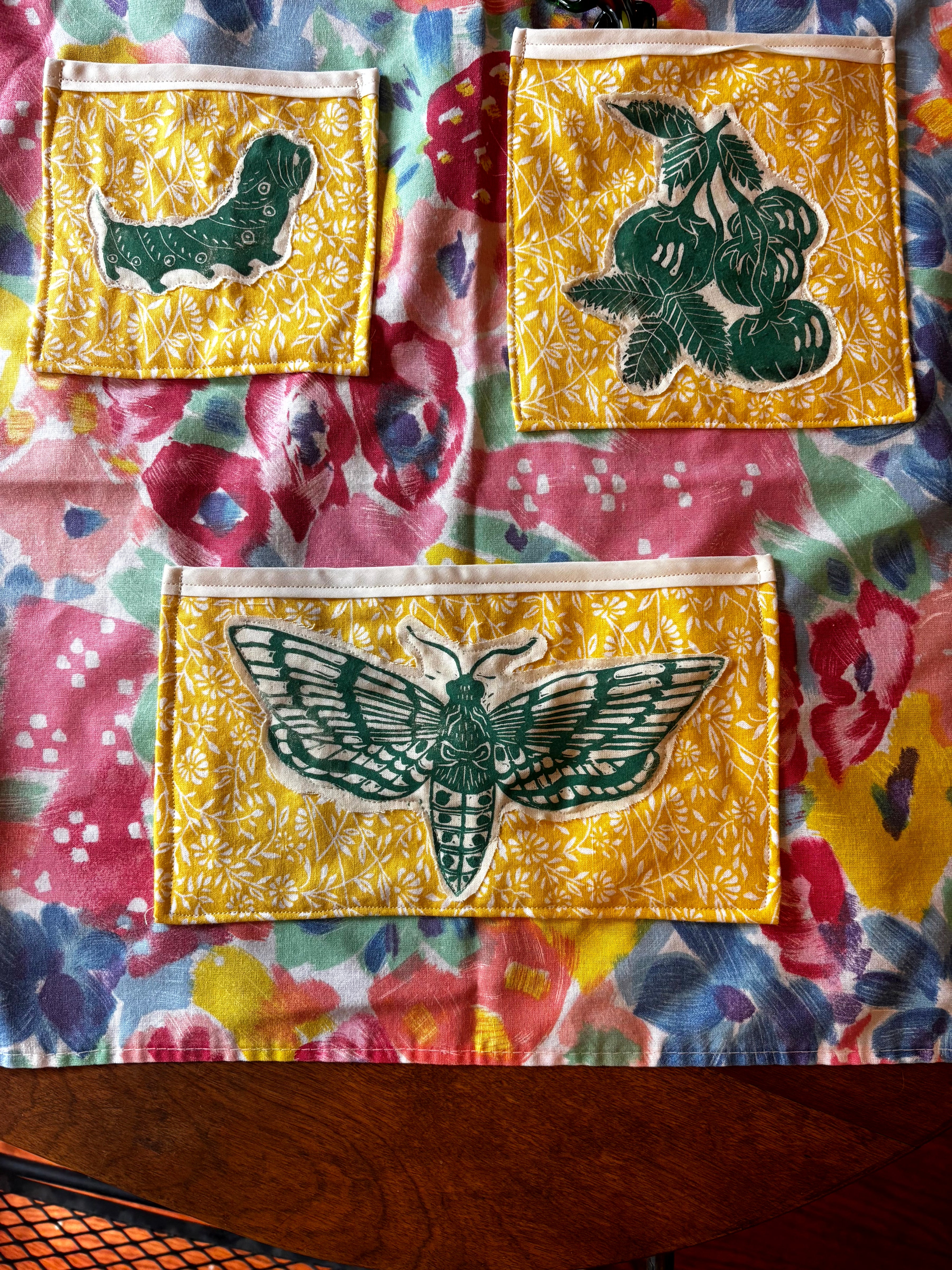 Tomato Hornworm Wall Pockets