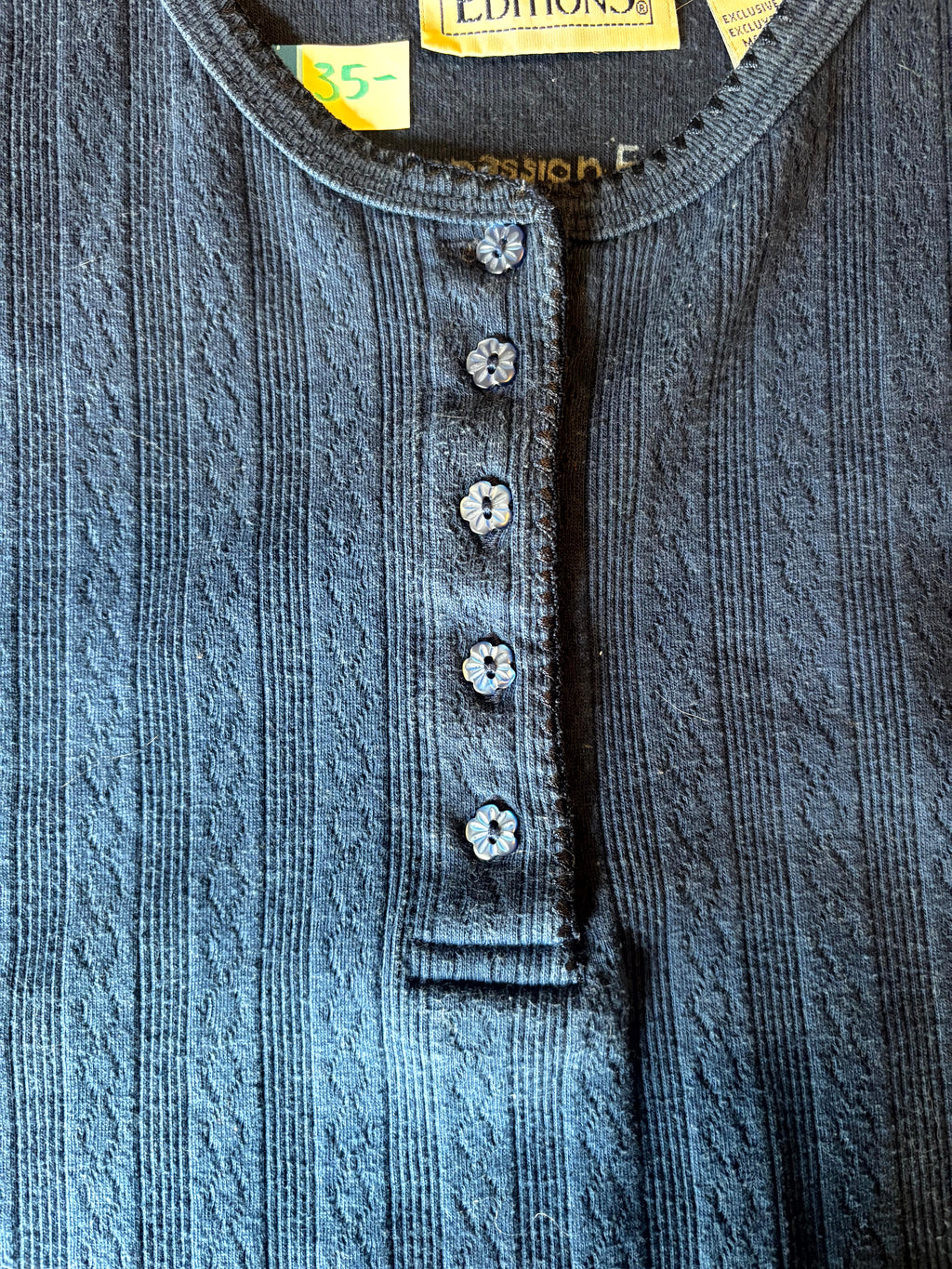 Ribbed Pansy Tank Top